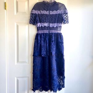 NEW Few Moda New York midi Lace Dress